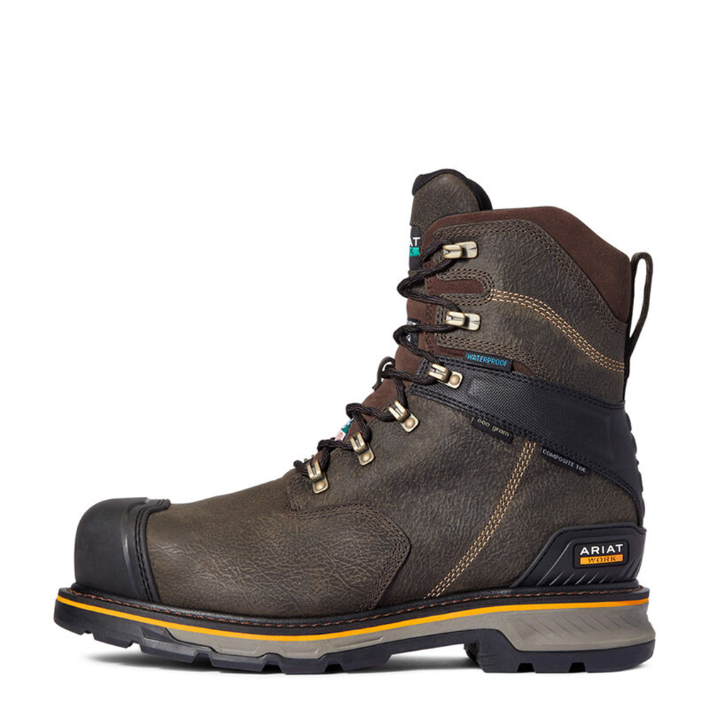 Ariat Stump Jumper 8 Inch CSA Glacier Grip Waterproof 600g Work Boots with Composite Toe from Columbia Safety